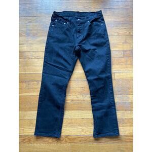 LEVI'S 541 Black Straight-Fit Flex Jeans Mens sz 32x30